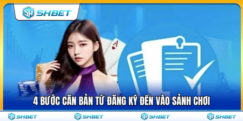Hướng Dẫn SHBET360 3 Quy trình tham gia từ tạo tài khoản đến truy cập sảnh game