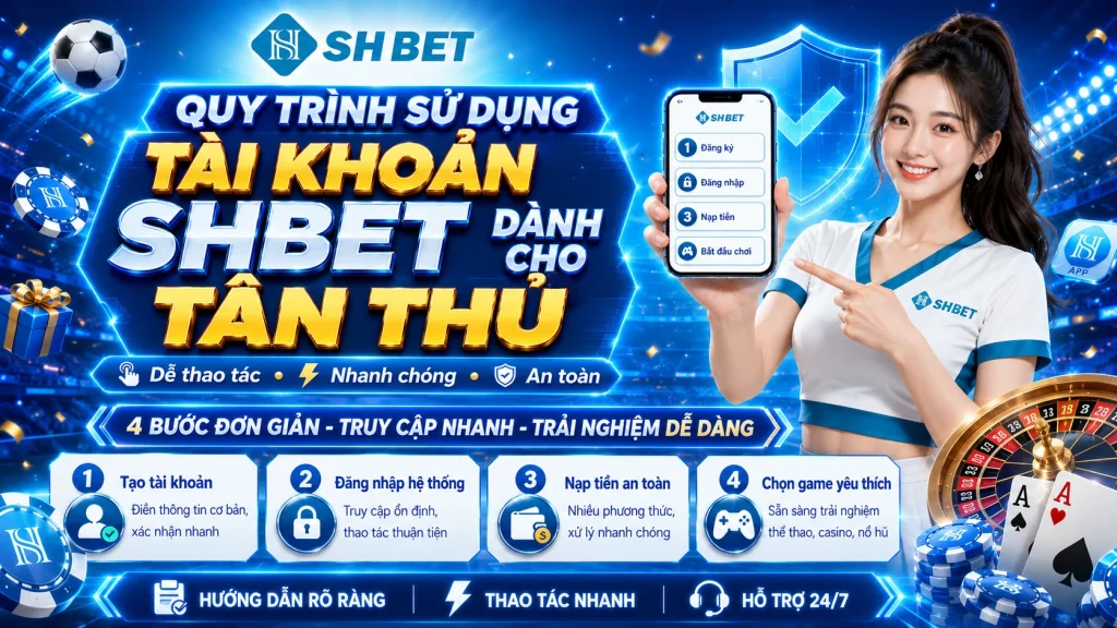 SHBET – Link Đăng Ký SHBET Chính Thức Truy Cập Nhanh 2026 7 Quy trình sử dụng tài khoản SHBET dành cho tân thủ