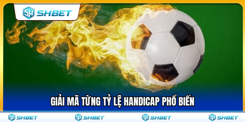 Giải thích chi tiết các tỷ lệ handicap phổ biến 